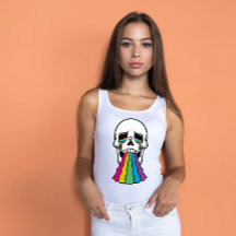 Rainbow Skull