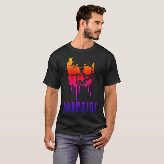 Rainbow Skull T-Shirt (Vorne ganz)