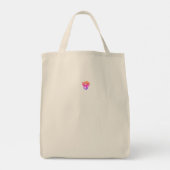 Rainbow Skull Tote Bag Tragetasche (Rückseite)