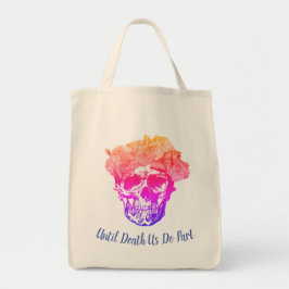 Rainbow Skull Tote Bag Tragetasche