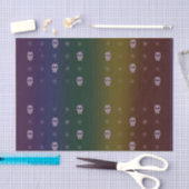 Rainbow Skulls Gewebepapier Seidenpapier (Handwerk)