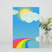 RAINBOW SKY BRIEFPAPIER (Stehend Vorderseite)