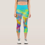 Rainbow Sky Capri Leggings (Vorderseite)