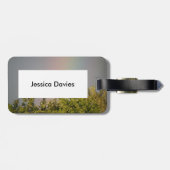 Rainbow Sky Custom Luggage Tag Gepäckanhänger (Rückseite horizontal)