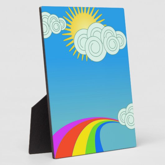 RAINBOW SKY FOTOPLATTE (Seite)