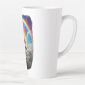 Rainbow Sky Mushroom Latte Tasse (Rechts)