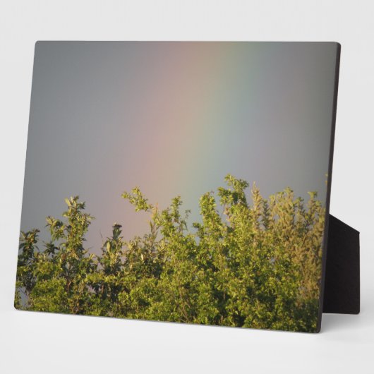 Rainbow Sky Plaque Fotoplatte (Seite)