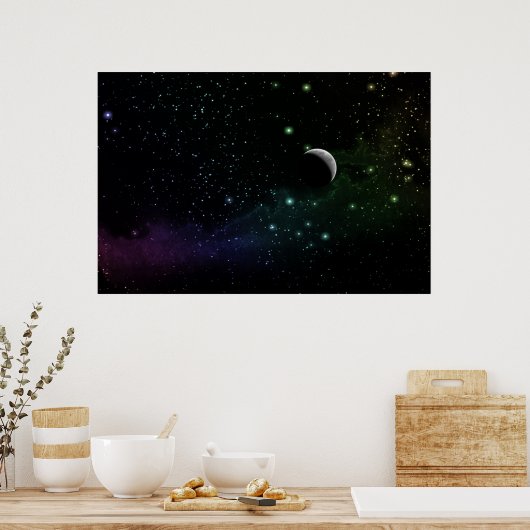 rainbow sky poster (Küche)