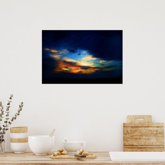 Rainbow Sky Poster (Küche)