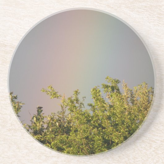 Rainbow Sky Sandstone Untersetzer (Vorne)