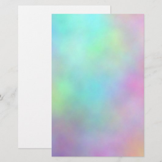 Rainbow Sky Stationierung Briefpapier (Vorne/Hinten)
