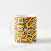 Rainbow Sky Tasse Tamara Diaz Art (Vorderseite Links)
