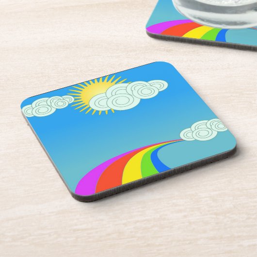 RAINBOW SKY UNTERSETZER (Linke Seite)