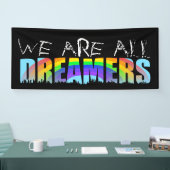 Rainbow Skyline Daca Dreamer 1 Banner (Messe)