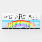 Rainbow Skyline Daca Dreamers 2 Banner (Horizontal)