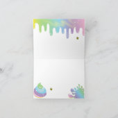 Rainbow Slime Dankeskarte (Innenseite)