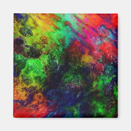 Rainbow Slime Magnet (Vorne)