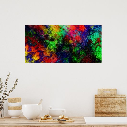 Rainbow Slime Poster (Küche)