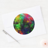 Rainbow Slime Runder Aufkleber (Umschlag)