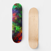 Rainbow Slime Skateboard (Vorderseite)