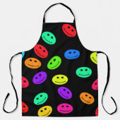 Rainbow Smile Faces Schürze (Vorderseite)