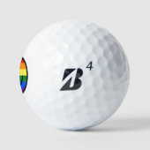 Rainbow Smiley Golfball (Logo)