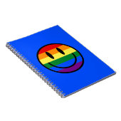 Rainbow Smiley Notizblock (Rechte Seite)