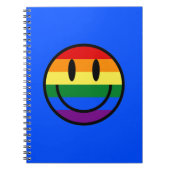Rainbow Smiley Notizblock (Vorderseite)