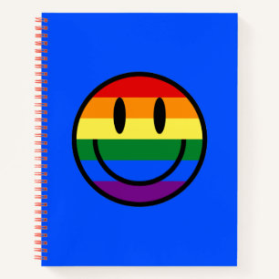 Rainbow-Smiley Notizblock