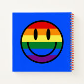 Rainbow-Smiley Notizblock (Rückseite)