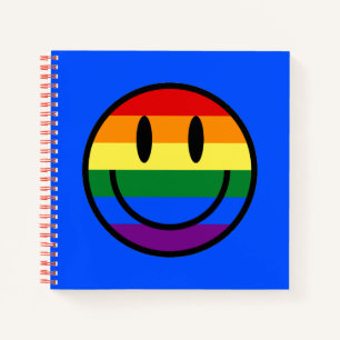 Rainbow-Smiley Notizblock