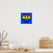 Rainbow Smiley Poster (Küche)