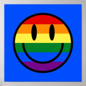 Rainbow Smiley Poster (Vorne)