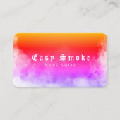 Rainbow Smoke Vape Shop Visitenkarte (Vorderseite)