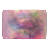 Rainbow Smudge Marble Abstrakt Badematte (Vorderseite)