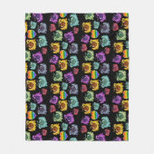 Rainbow Snails Fleecedecke (Vorderseite)