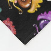 Rainbow Snails Fleecedecke (Ecke)