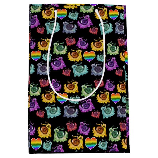 Rainbow Snails Mittlere Geschenktüte (Vorderseite)