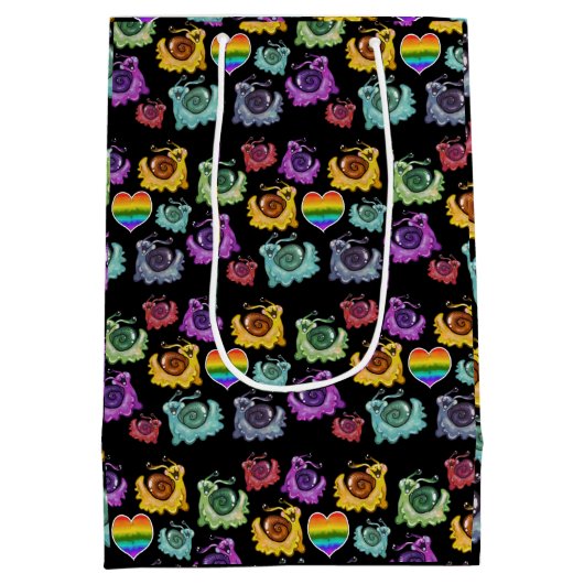 Rainbow Snails Mittlere Geschenktüte (Rückseite)
