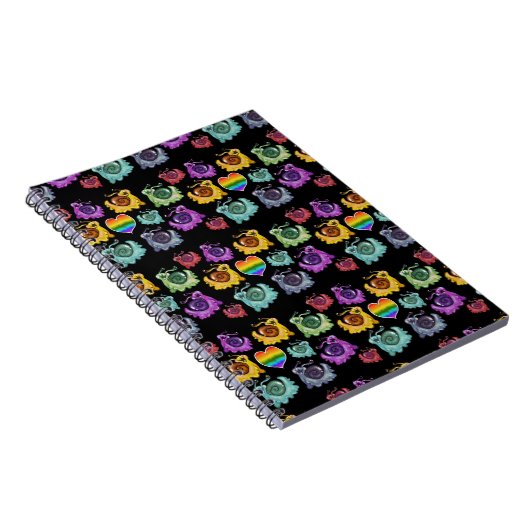 Rainbow Snails Notizblock (Rechte Seite)