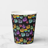 Rainbow Snails Pappbecher (Vorderseite)