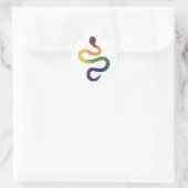 Rainbow Snake Gradient Sticker (Tasche)