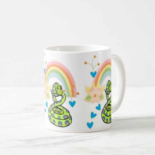 Rainbow Snake Tasse (VorderseiteRechts)