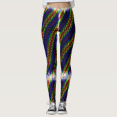 Rainbow Snakeskin Leggings (Vorderseite)