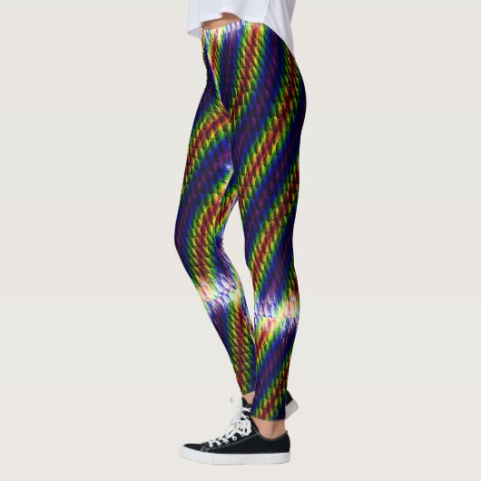 Rainbow Snakeskin Leggings (Links)