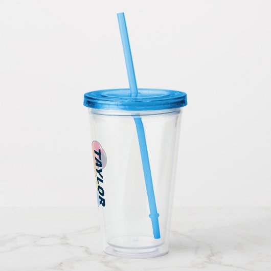 Rainbow Snoopy Acryltrinkbecher (Links)