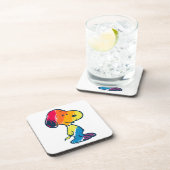 Rainbow Snoopy Getränkeuntersetzer (Rechte Seite)