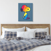 Rainbow Snoopy Leinwanddruck (Insitu (Schlafzimmer))