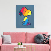 Rainbow Snoopy Leinwanddruck (Insitu (Wohnzimmer))
