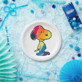 Rainbow Snoopy Pappteller (Party)